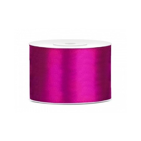 Ruban Satin Fuchsia 5cm - 25m