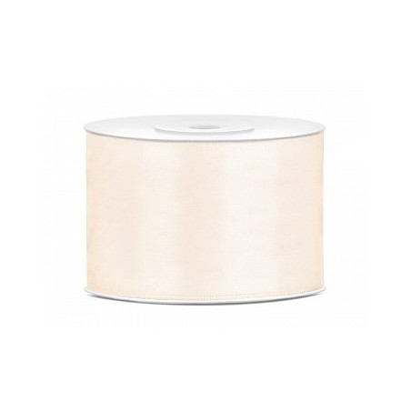 Ruban Satin Ivoire 5cm - 25m