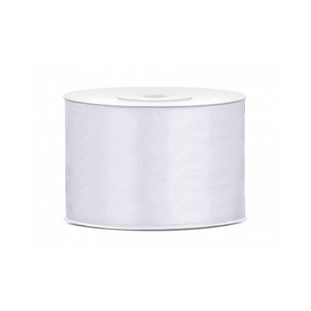 Ruban Satin Blanc 5cm - 25m