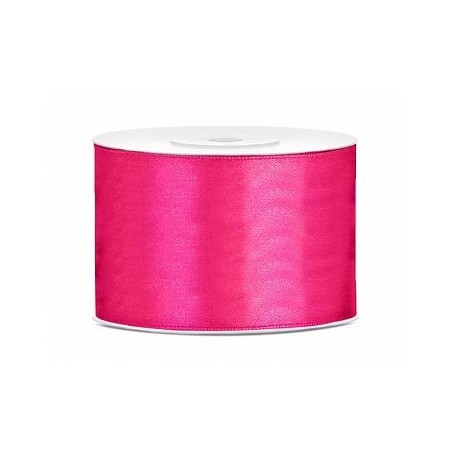 Ruban Satin Rose foncé 5cm - 25m