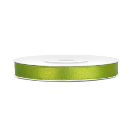 Ruban Satin Vert 6mm - 25m