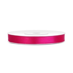 Ruban satin fuchsia 6 mm x 25 m