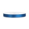 Ruban satin bleu 6 mm x 25 m