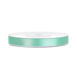 Ruban satin menthe 6 mm x 25 m