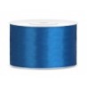 Ruban satin bleu 38 mm x 25 m