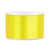 Ruban satin jaune 38 mm x 25 m