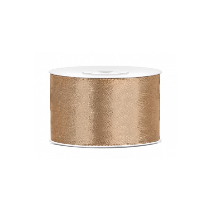 Ruban en satin or 3.8cm x 25m