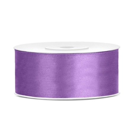 ruban en satin violet 25m x 25mm
