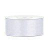 ruban en satin blanc 25m x 25mm