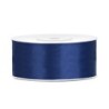 ruban en satin bleu Marine 25m x 25mm