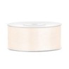 ruban en satin creme 25m x 25mm