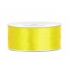 ruban en satin jaune 25m x 25mm