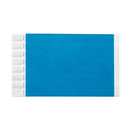 Bracelet Tyvek adhésif Bleu (Vendu par 10)