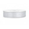 Ruban Satin argent 12mm - 25m